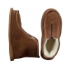 Hohe Wildlederhausschuhe Damen Herren Pantoffeln 433-BA