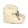 Lammfell Pantoffeln Weiß Damen Warm 435-WHITE-LACE