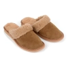 Lammfell Schlappen Damen Braun 437-brown-brown