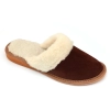 Winter Warme Pantoffeln Damen 437-brown-white