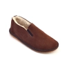 Damen Hausschuhe Lammfell Braun 438-puz