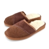 Warme Lederhausschuhe Damen 452