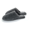 Pantoffeln aus Schafwolle Winteroffen 460-GREY