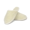 Slipper Weiß aus echtem Lammfell 460-WHITE-THIN