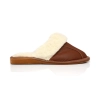 Winter Hausschuhe Damen Warme Leder Pantoffeln 463