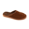 Warme Damenhausschuhe Winter - braun Sohle 465