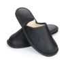 Winter Pantoffeln Herren Schwarz Rutschfest 522