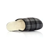 warme pantoletten herren karo muster lammfell modell 530