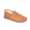 herren hausschuhe lammfell leder braun modell 538-sheepskin