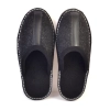 warme pantoffeln männer filz anthrazit modell 534-pmf