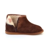 hüttenschuhe damen herren lammfell braun modell 535